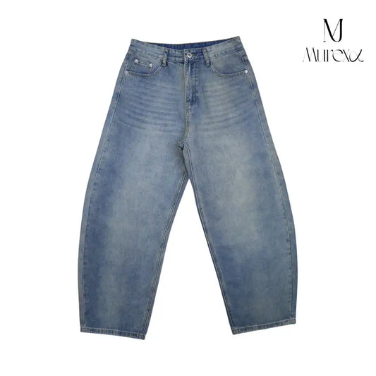 大好評につき期間限定30%Off!大人が履けるトレンドど真ん中_Barrel Cut Vintage Fade Denim