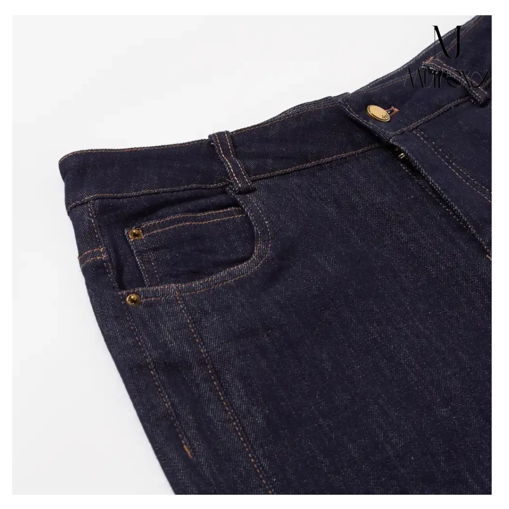 大好評につき期間限定30%Off!高級感×若見えの多彩なギミック_Modern Stretch Selvedge-Look Denim