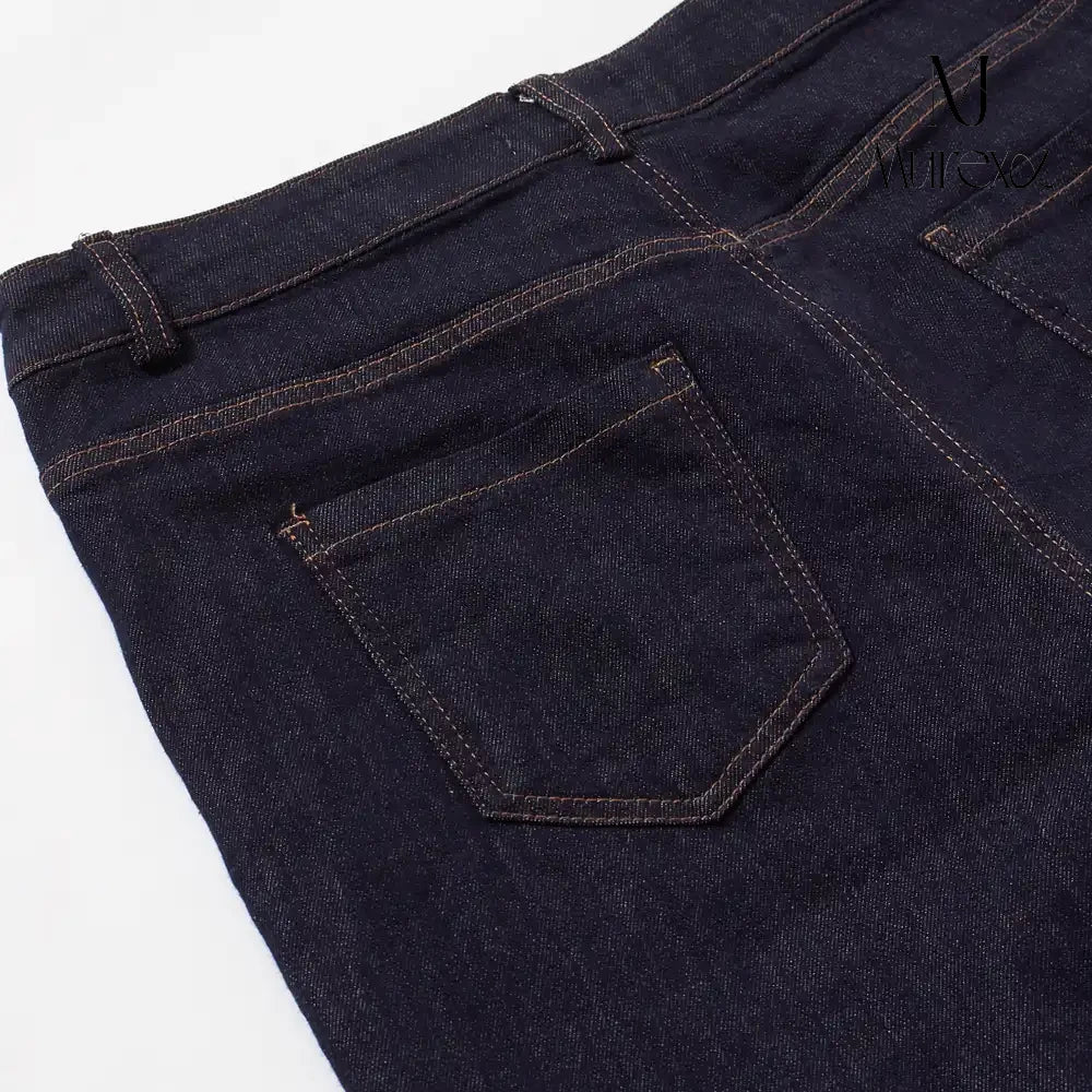 高級感×若見えの多彩なギミック_Modern Stretch Selvedge-Look Denim