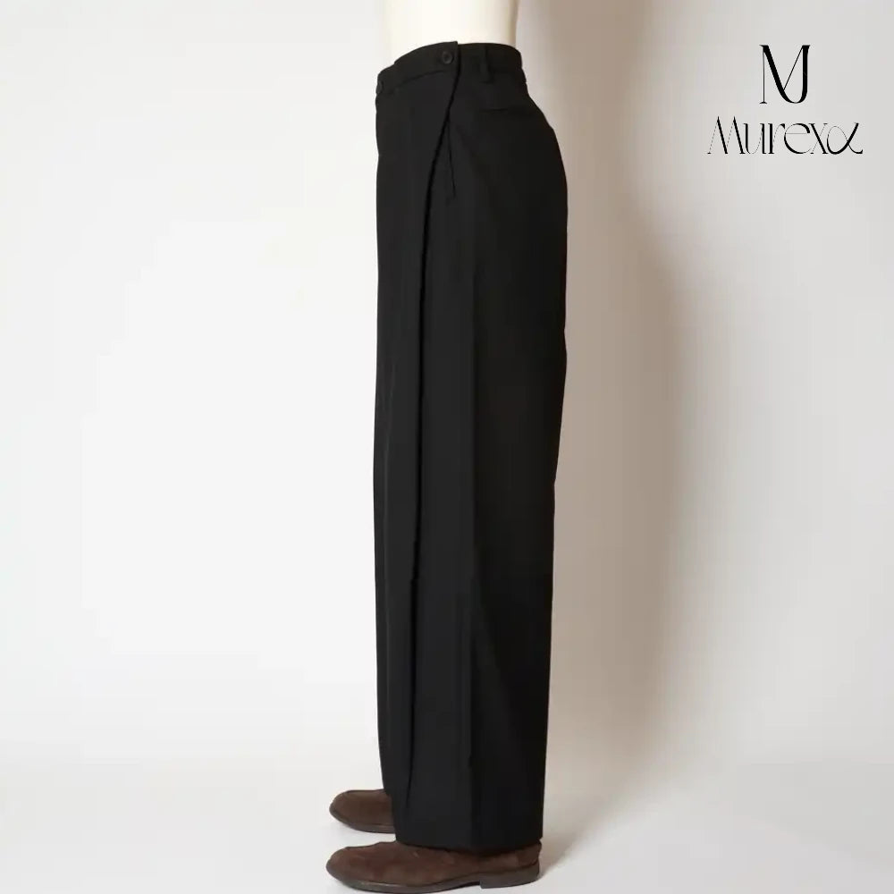 圧倒的スタイルアップ/Urban Tailored Wide Trousers