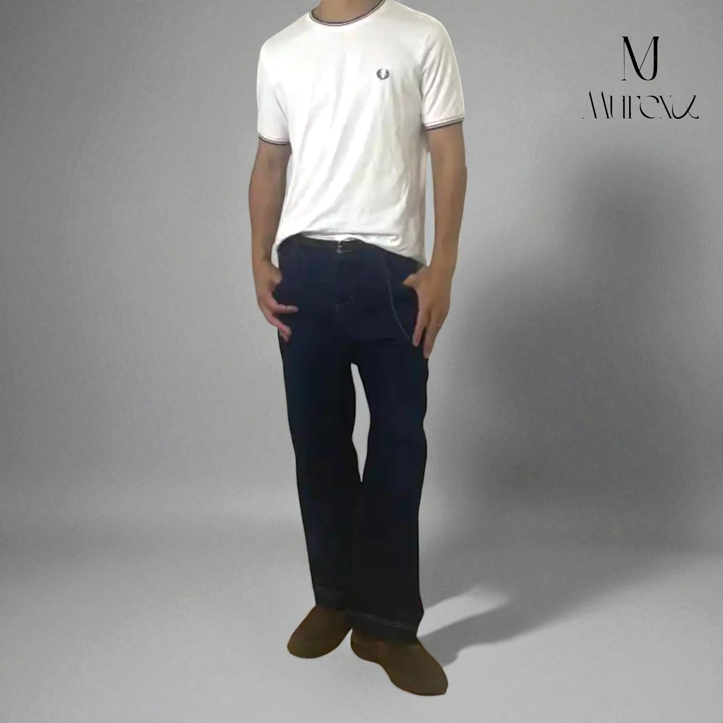 大好評につき期間限定30%Off!高級感×若見えの多彩なギミック_Modern Stretch Selvedge-Look Denim