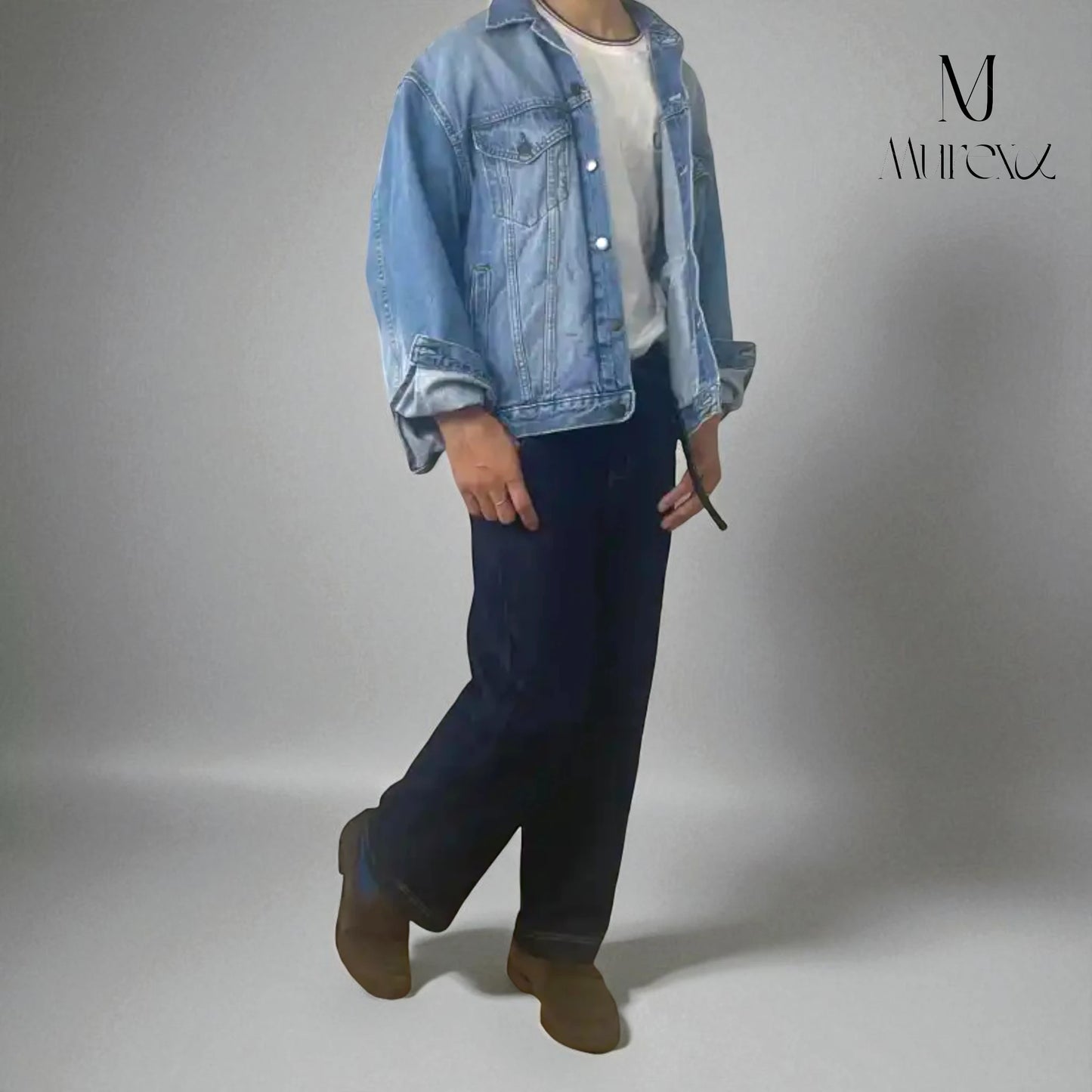 大好評につき期間限定30%Off!高級感×若見えの多彩なギミック_Modern Stretch Selvedge-Look Denim