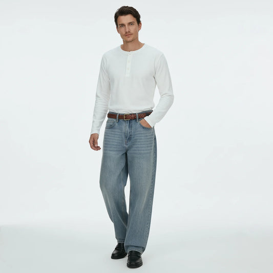 Barrel Cut Vintage Fade Denim