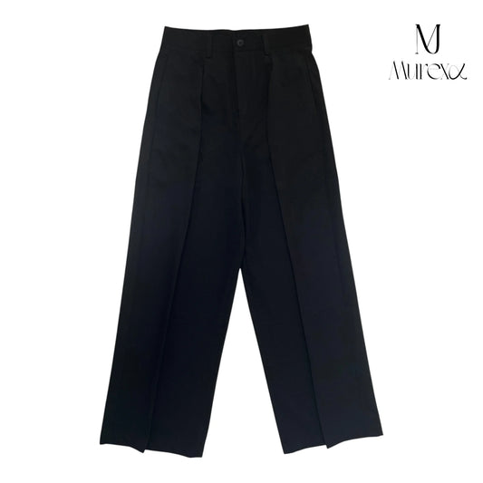 高級感×リラックス_Wide Tuck Pants