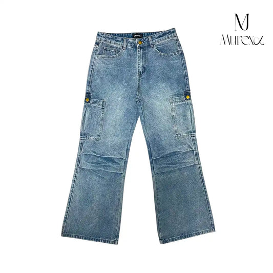 高級感×圧倒的デザイン性_Utility Wide Cargo Denim