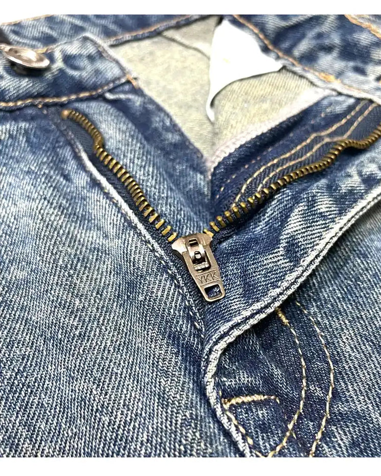 高級感×絶妙ダメージの着回し力Pants_Stone-Washed Vintage Wide Denim