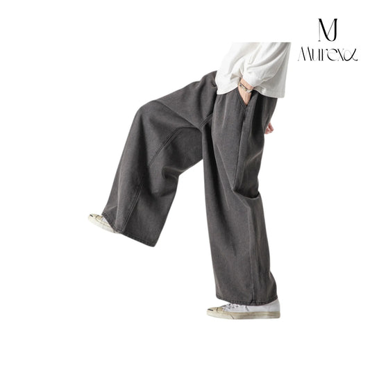 計算されつくしたシルエットで自然な若見え_Wide Denim