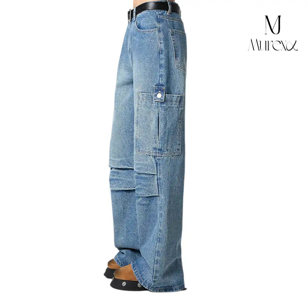 高級感×圧倒的デザイン性_Utility Wide Cargo Denim