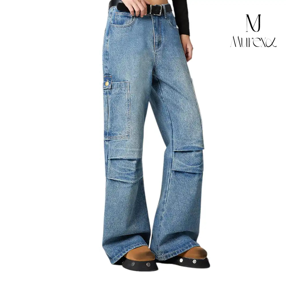 高級感×圧倒的デザイン性_Utility Wide Cargo Denim