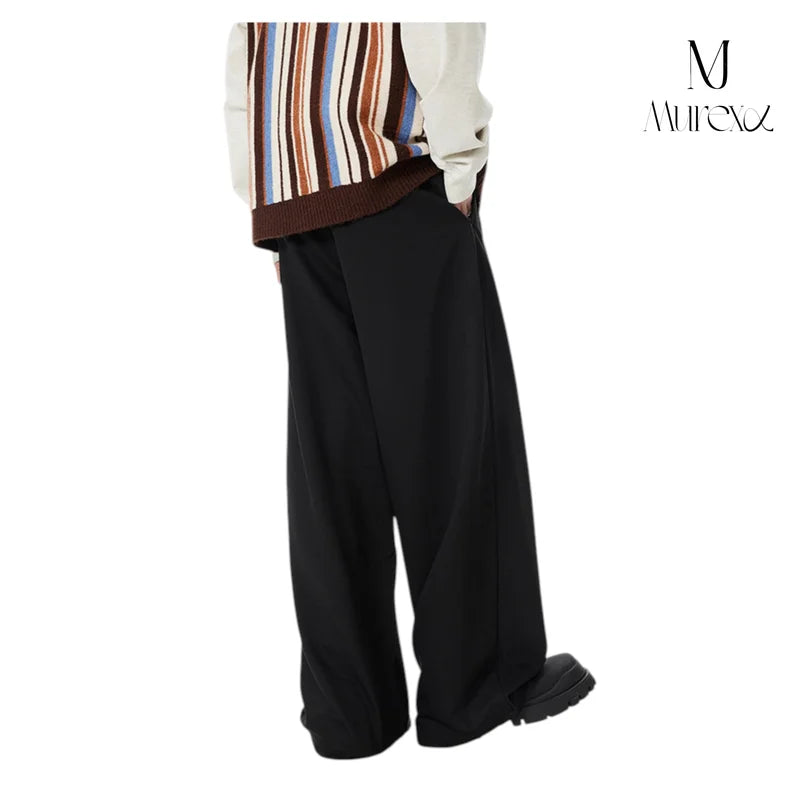 高級感×リラックス_Wide Tuck Pants
