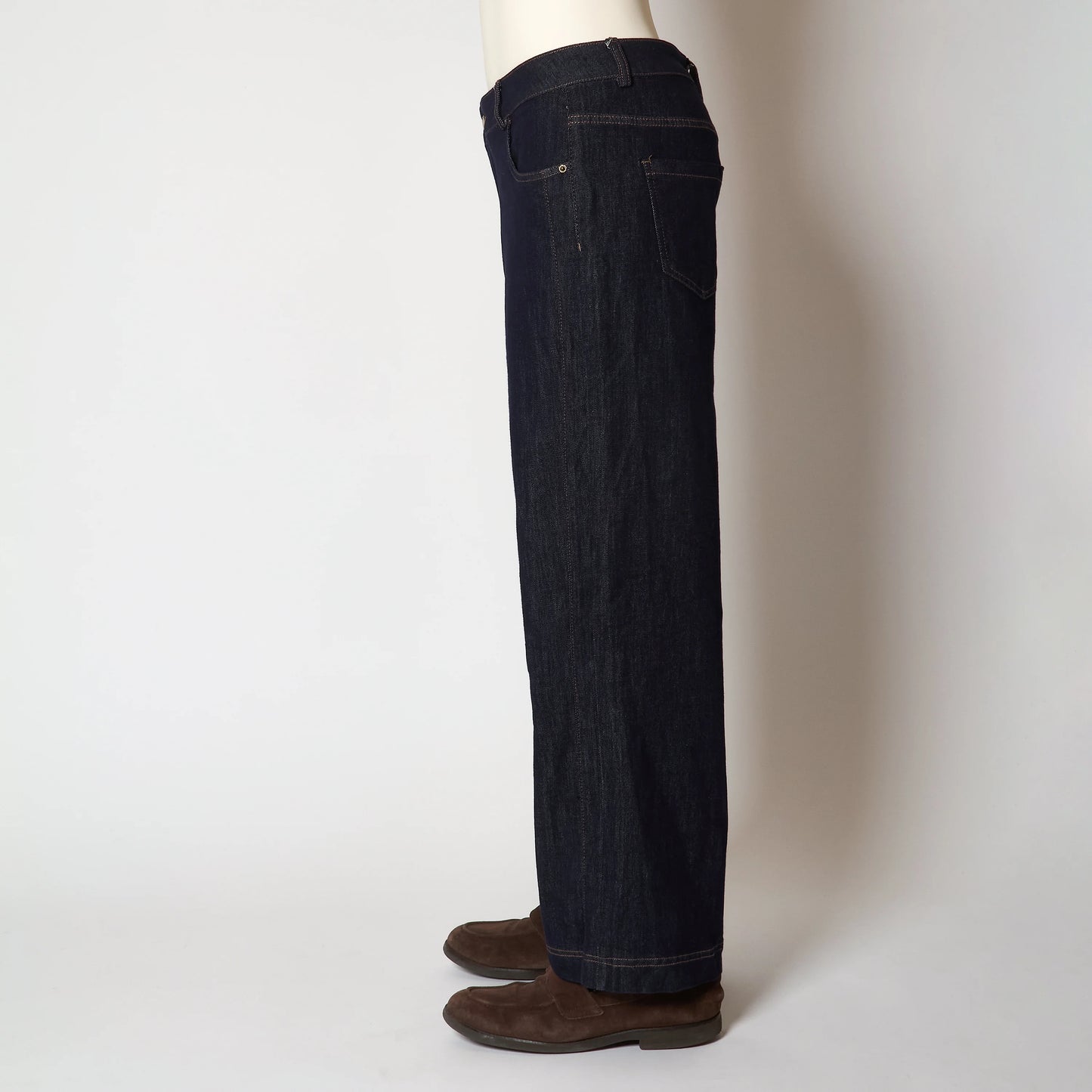 【極艶・脚長構造】Modern Stretch Selvedge-Look Denim