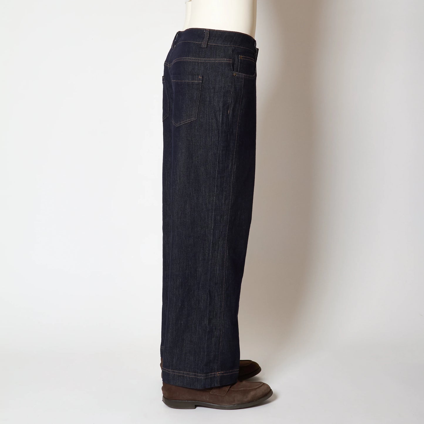 【極艶・脚長構造】Modern Stretch Selvedge-Look Denim
