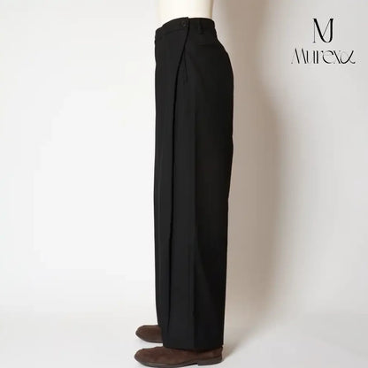 圧倒的スタイルアップ/Urban Tailored Wide Trousers