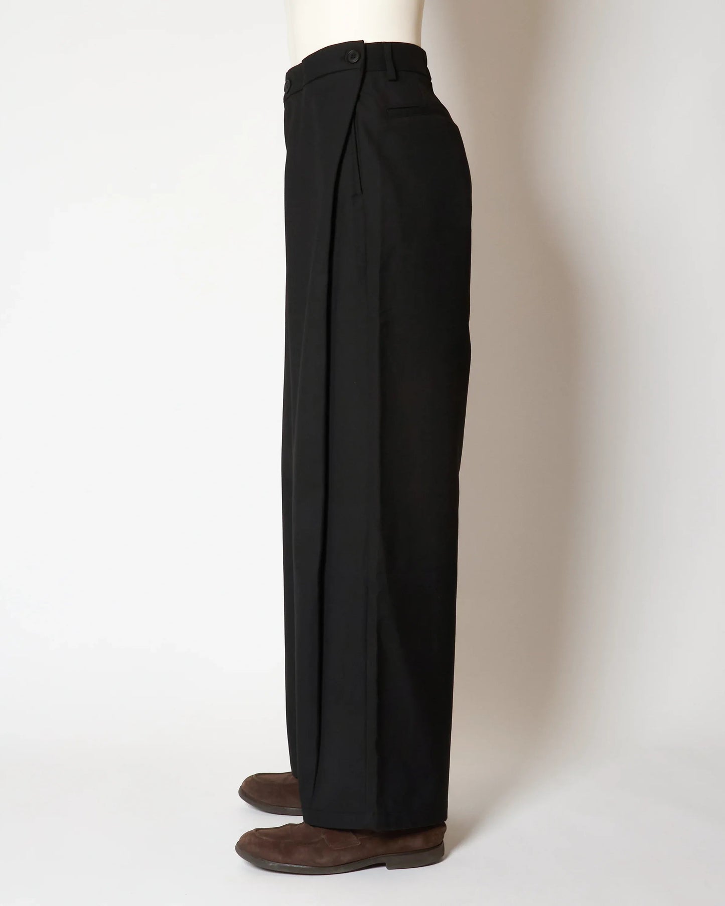 【極厚・形状記憶】Urban Tailored Wide Trousers / 圧倒的スタイルアップ
