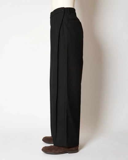 【極厚・形状記憶】Urban Tailored Wide Trousers / 圧倒的スタイルアップ