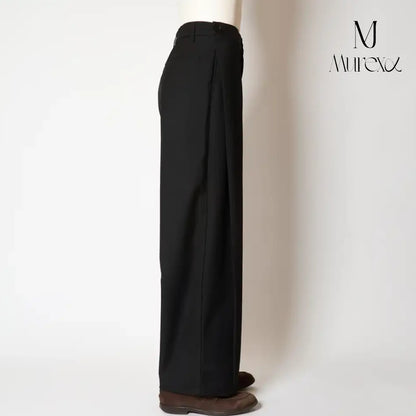 圧倒的スタイルアップ/Urban Tailored Wide Trousers