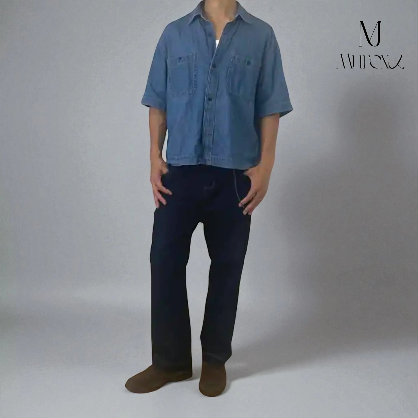 大好評につき期間限定30％Off！高級感×若見えの多彩なギミック_Modern Stretch Selvedge-Look Denim