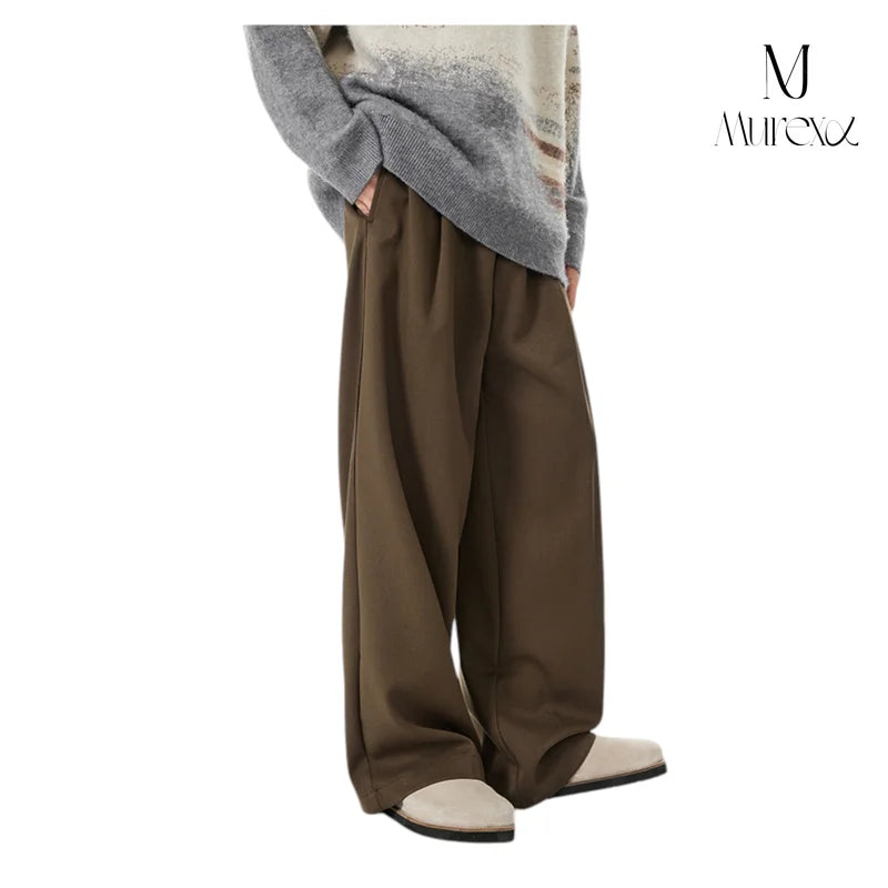 高級感×リラックス_Wide Tuck Pants