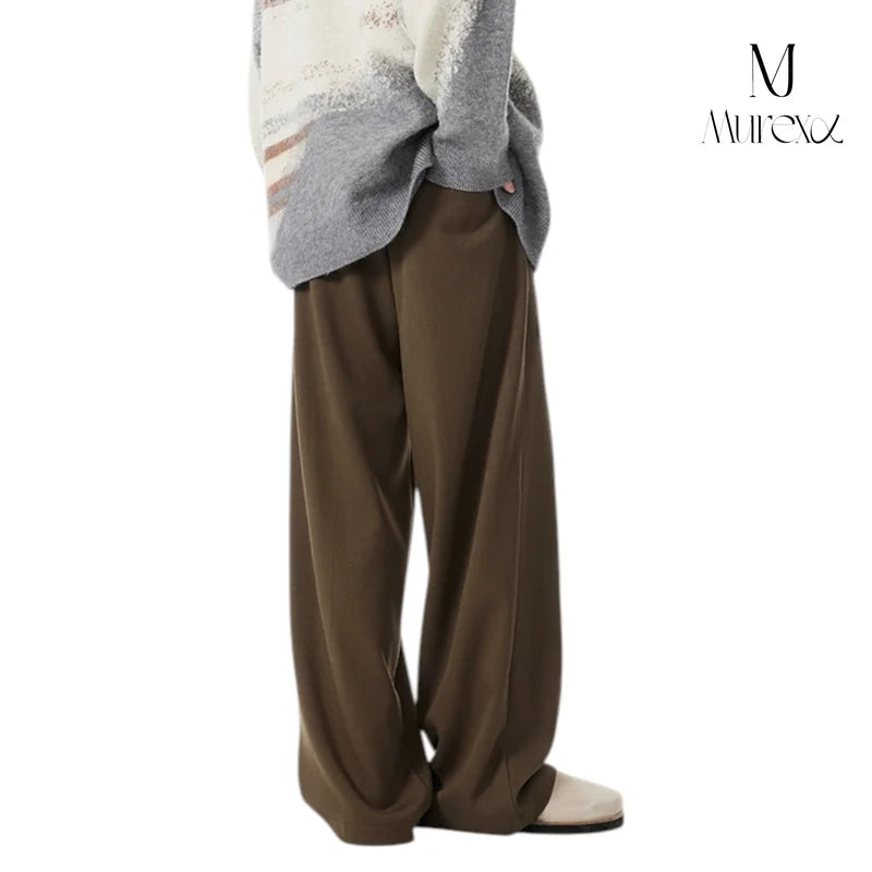 高級感×リラックス_Wide Tuck Pants