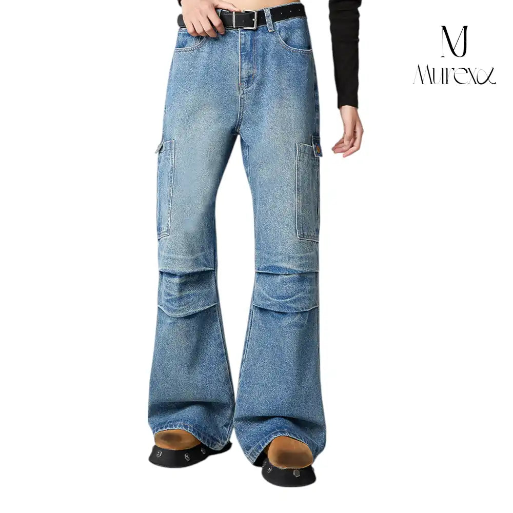 高級感×圧倒的デザイン性_Utility Wide Cargo Denim