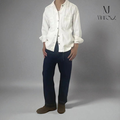 大好評につき期間限定30％Off！高級感×若見えの多彩なギミック_Modern Stretch Selvedge-Look Denim