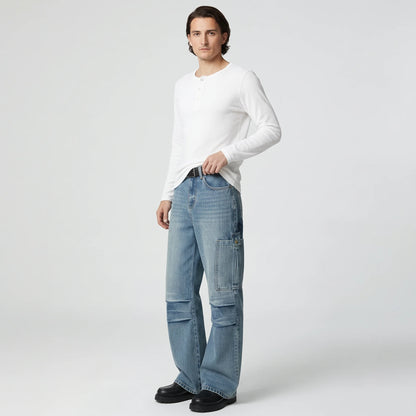 Utility Wide Cargo Denim