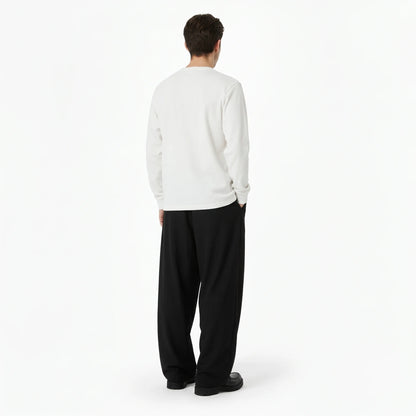 Wide Tuck Pants