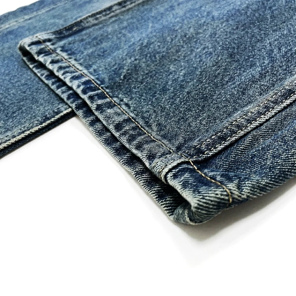 SoldOut】Stone-Washed Vintage Wide Denim – murexa