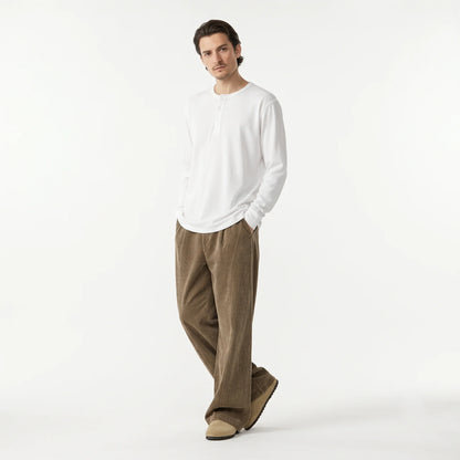 Vintage Washed Wide Pants