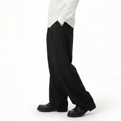 Wide Tuck Pants