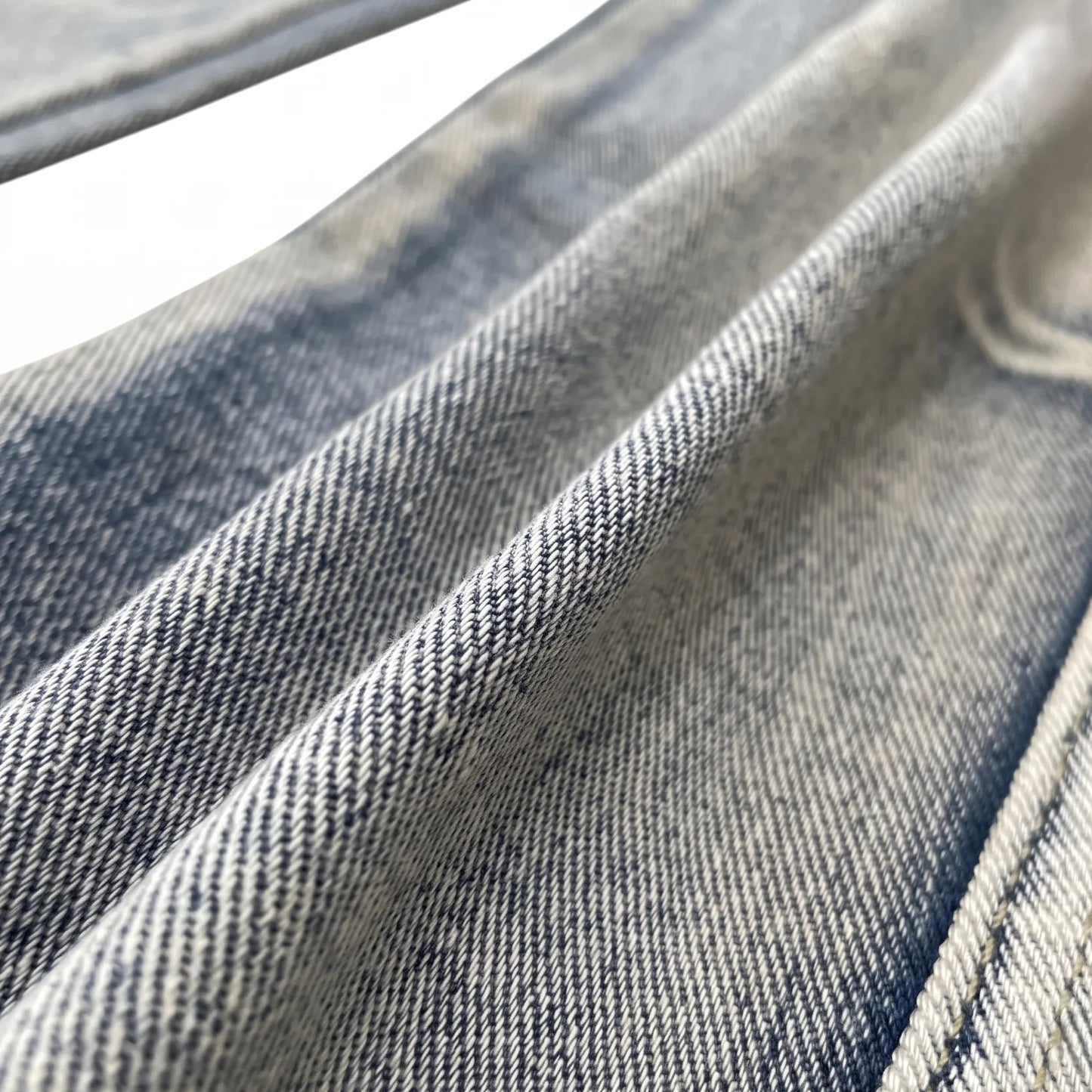 Crushed Wash Straight Denim