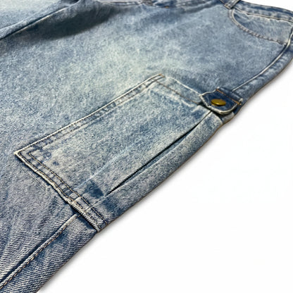 Utility Wide Cargo Denim