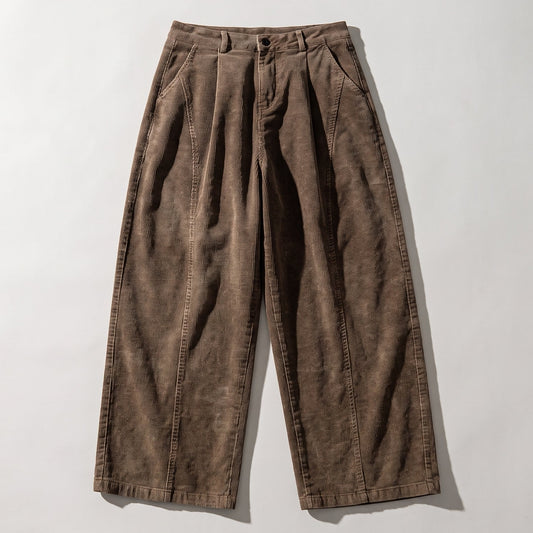 【SoldOut】この生地・このロットの再生産予定はございません。Vintage Washed Wide Pants