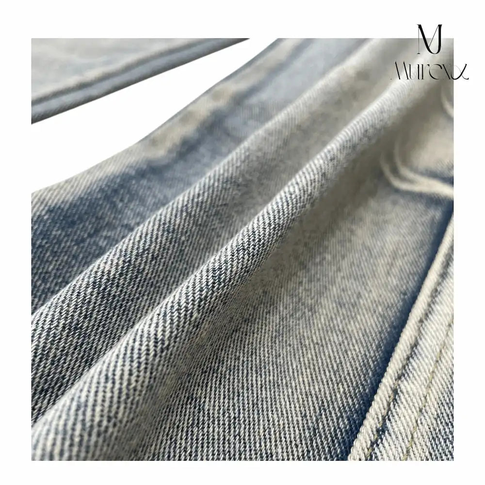 痩せ見え×足長見え3Dデニム_Crushed Wash Straight Denim