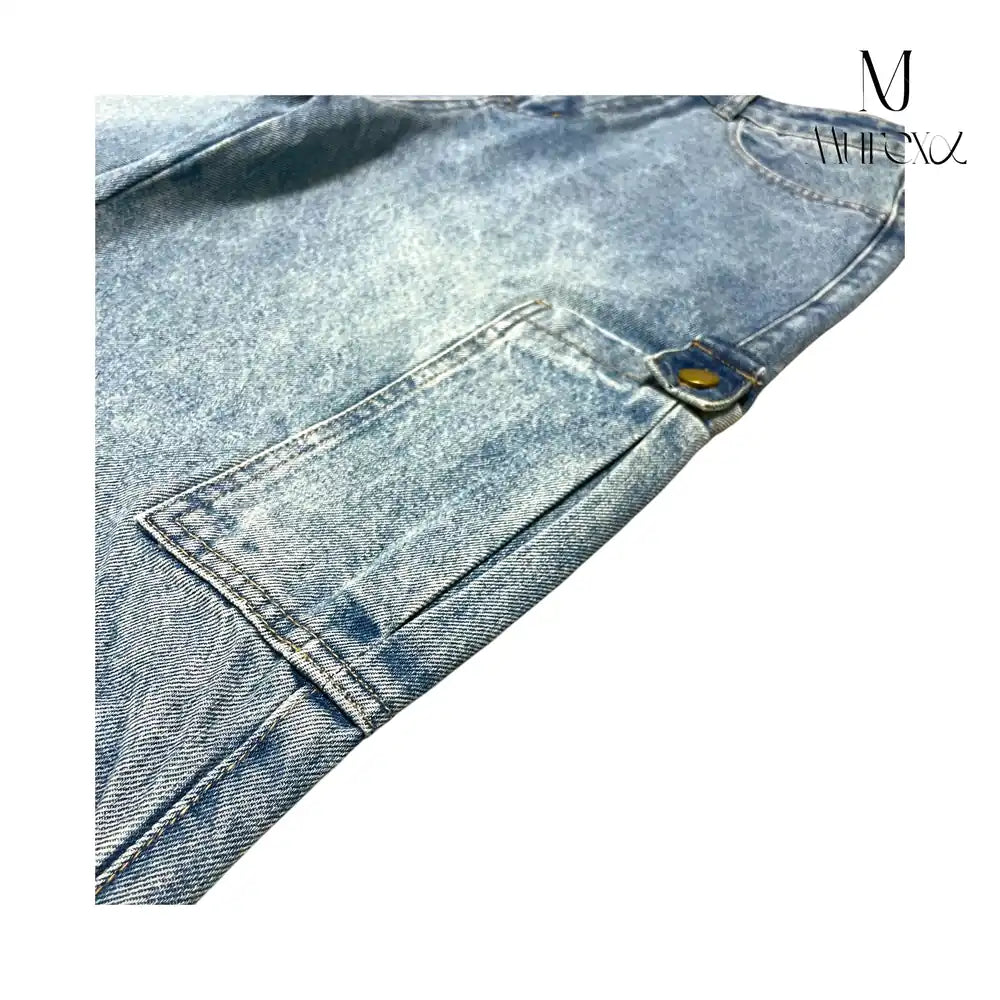 高級感×圧倒的デザイン性_Utility Wide Cargo Denim