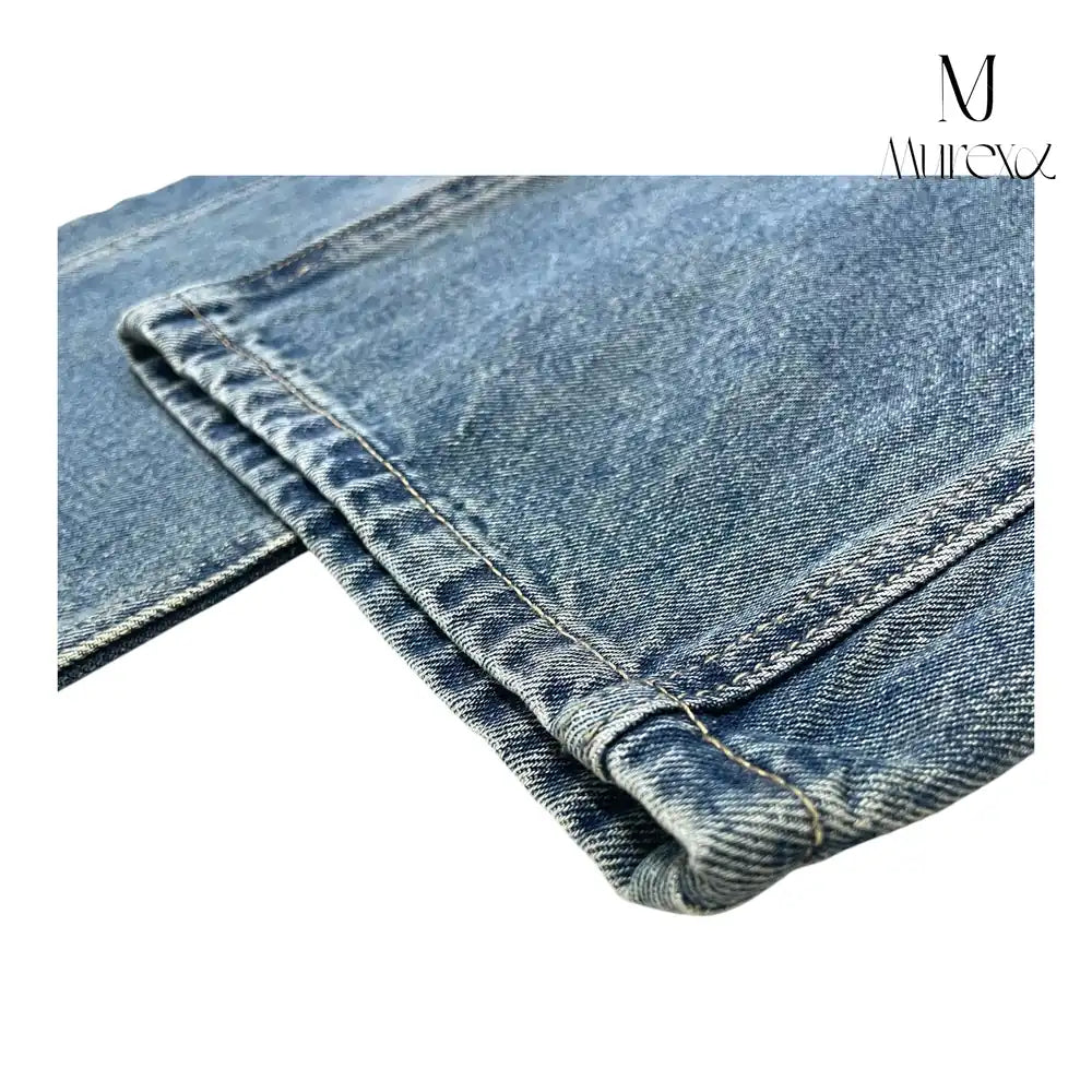 高級感×絶妙ダメージの着回し力Pants_Stone-Washed Vintage Wide Denim