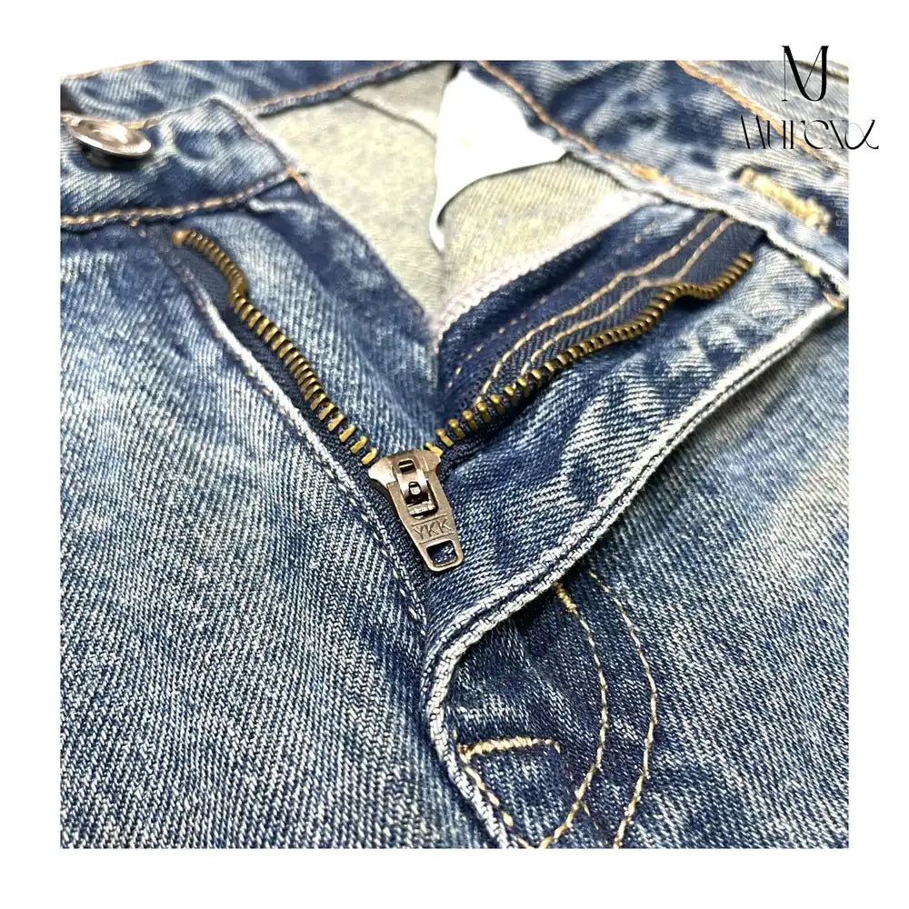 高級感×絶妙ダメージの着回し力Pants_Stone-Washed Vintage Wide Denim
