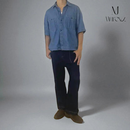 大好評につき期間限定30％Off！高級感×若見えの多彩なギミック_Modern Stretch Selvedge-Look Denim