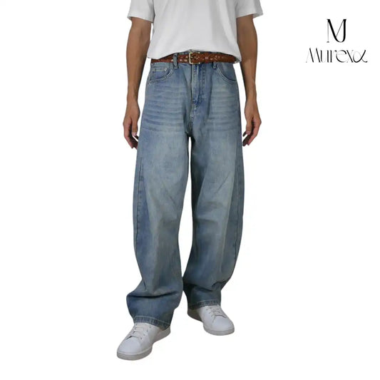 大人が履けるトレンドど真ん中_Barrel Cut Vintage Fade Denim