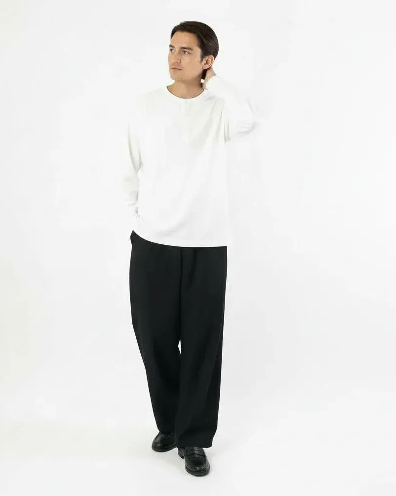 【極厚・形状記憶】Urban Tailored Wide Trousers / 圧倒的スタイルアップ