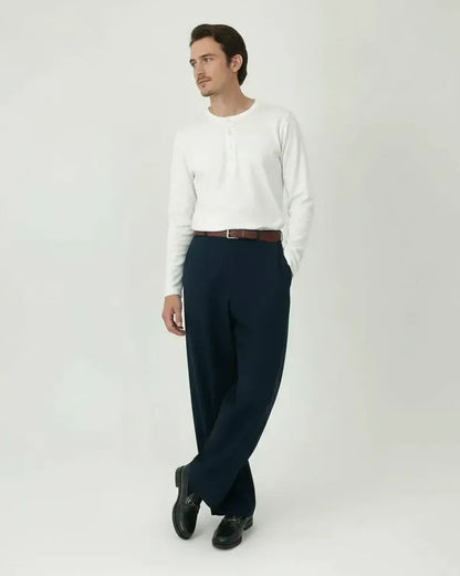 【極厚・形状記憶】Urban Tailored Wide Trousers / 圧倒的スタイルアップ