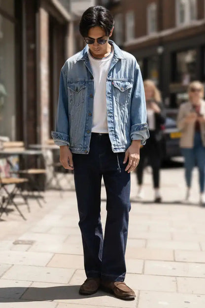 大好評につき期間限定30％Off！高級感×若見えの多彩なギミック_Modern Stretch Selvedge-Look Denim