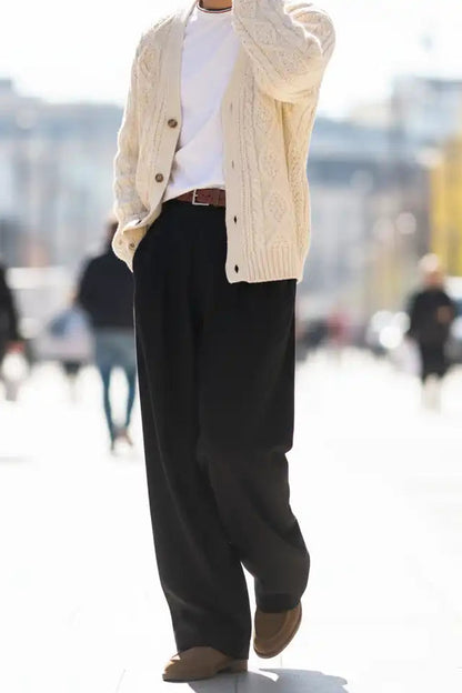 大好評につき期間限定30％Off！圧倒的スタイルアップ/Urban Tailored Wide Trousers