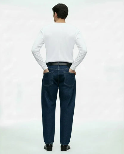 【メゾン級の構築美】Barrel Cut Vintage Fade Denim