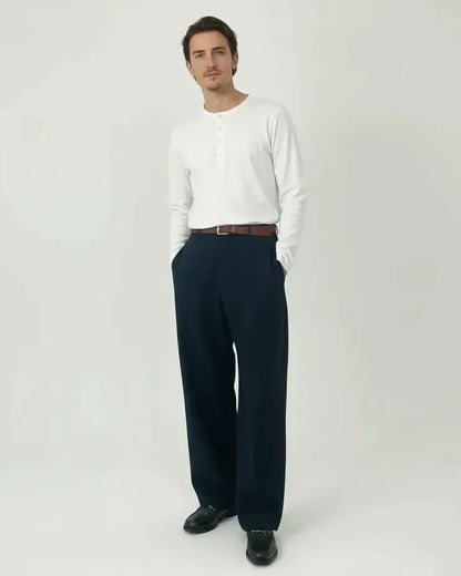 【極厚・形状記憶】Urban Tailored Wide Trousers / 圧倒的スタイルアップ