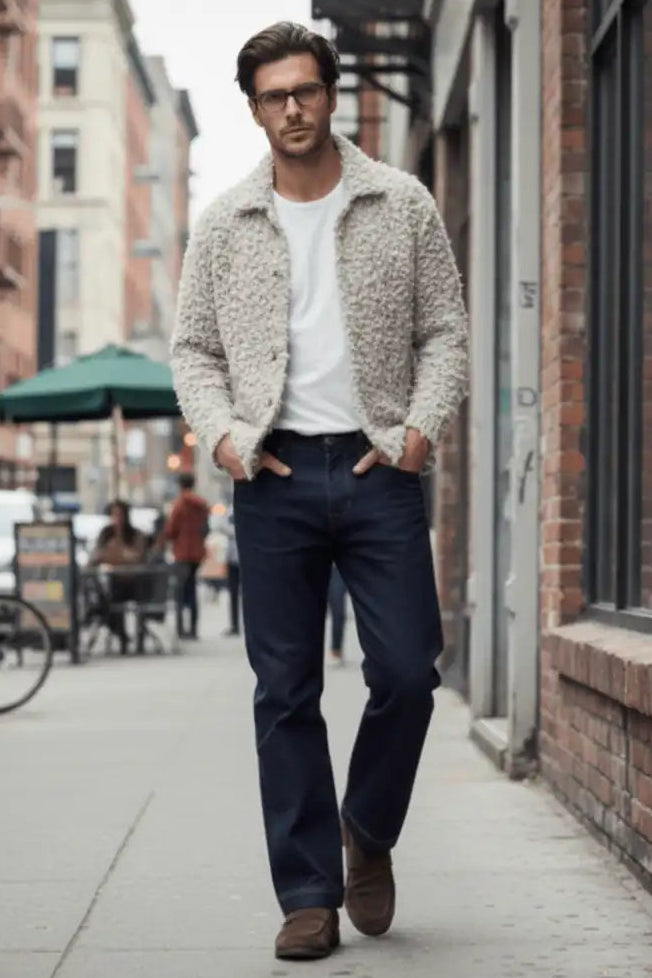 大好評につき期間限定30％Off！高級感×若見えの多彩なギミック_Modern Stretch Selvedge-Look Denim