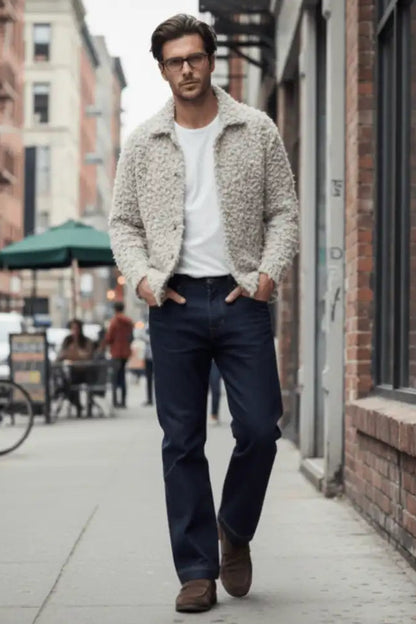 大好評につき期間限定30％Off！高級感×若見えの多彩なギミック_Modern Stretch Selvedge-Look Denim