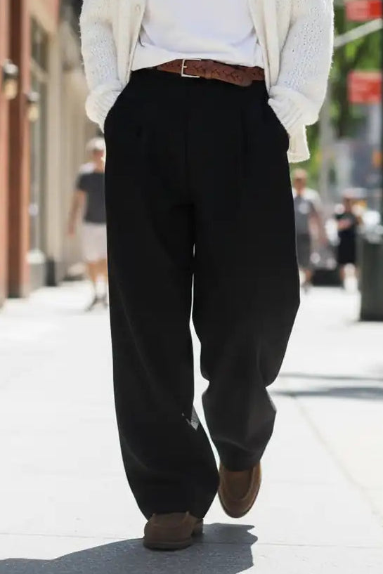 大好評につき期間限定30％Off！圧倒的スタイルアップ/Urban Tailored Wide Trousers