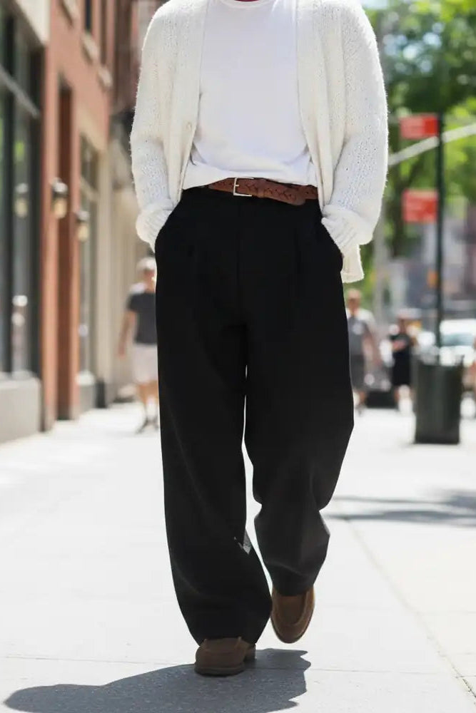 大好評につき期間限定30％Off！圧倒的スタイルアップ/Urban Tailored Wide Trousers