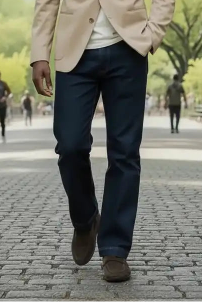 大好評につき期間限定30％Off！高級感×若見えの多彩なギミック_Modern Stretch Selvedge-Look Denim